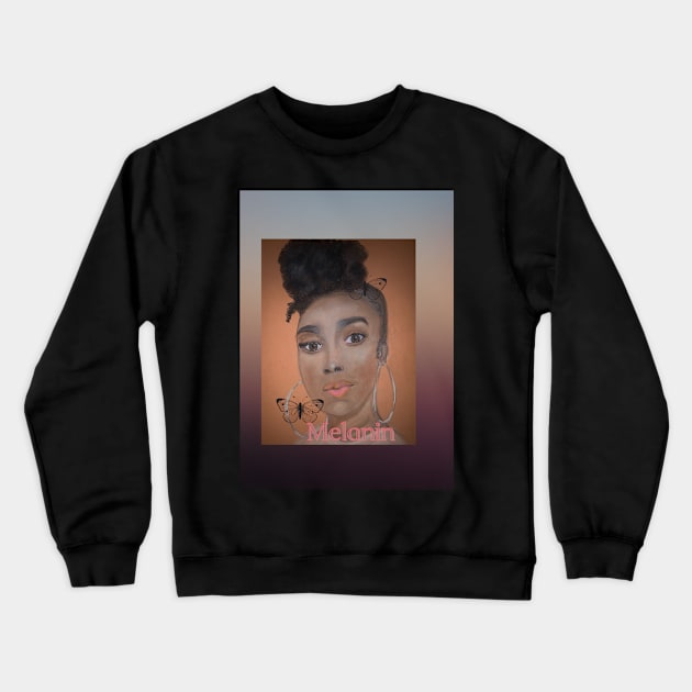 Melanin Crewneck Sweatshirt by Morrisey Lee T’s 